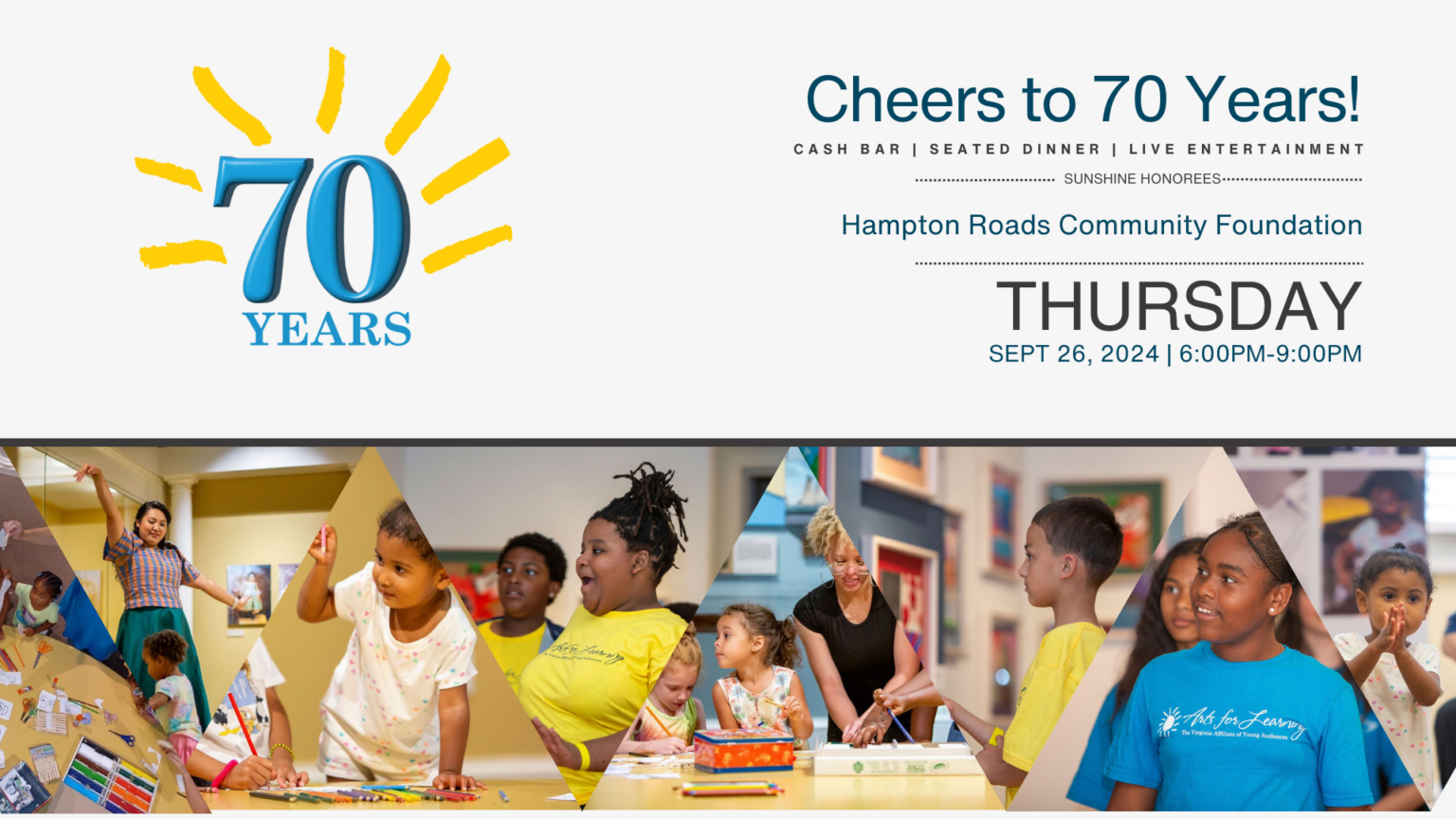 Cheers IN Event Arts for Learning Virginia